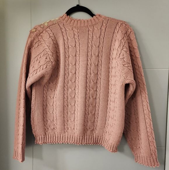 Soeur knitted rose cardigan - Picture 2 of 6